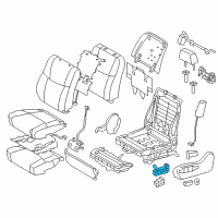 OEM 2010 Toyota Avalon Adjuster Switch Diagram - 84070-AC010