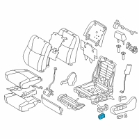 OEM 2022 Toyota Sequoia Adjust Switch Diagram - 84920-AC010-C0