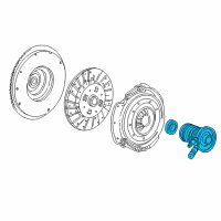 OEM Ford F-150 Heritage Release Bearing Diagram - 9L5Z-7A508-A