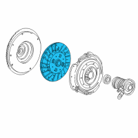 OEM 1998 Ford Explorer Clutch Diagram - F87Z-7550-AA