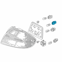 OEM 2003 Acura CL Socket Diagram - 33503-S3M-A11