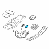 OEM 2008 Dodge Dakota Lens Diagram - 5012882AA