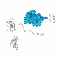 OEM Toyota RAV4 Master Cylinder Diagram - 47050-42100