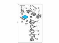 OEM Hyundai FILTER ASSY-AIR Diagram - 97133-N9100