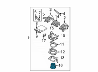 OEM 2022 Hyundai Tucson MOTOR & FAN ASSY-A/C BLOWER Diagram - 97113-N9010
