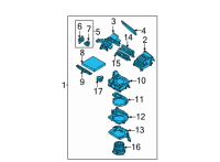 OEM Hyundai Tucson BLOWER UNIT Diagram - 97100-N9050