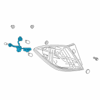 OEM Chevrolet Cruze Socket & Wire Diagram - 39040348