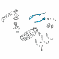 OEM 2017 Ford Expedition Fuel Filler Hose Diagram - CL1Z9034D