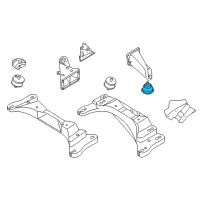OEM 2005 BMW Z4 Engine Mount Diagram - 22-11-6-779-970