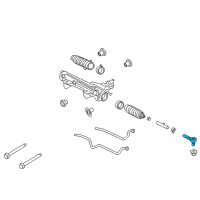 OEM 2007 Lincoln Navigator Outer Tie Rod Diagram - 6L1Z-3A130-A