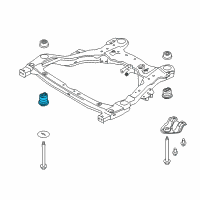 OEM 2016 Ford Explorer Front Insulator Diagram - BB5Z-5400155-A