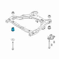 OEM Lincoln MKS Front Insulator Diagram - BB5Z-5400155-A