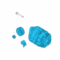 OEM 2011 Hyundai Genesis Coupe Generator Assembly Diagram - 37300-3C180