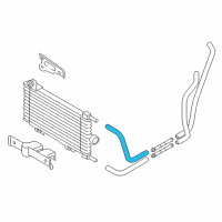 OEM 2013 Nissan NV200 Hose-Oil Cooler, Auto Transmission Diagram - 21633-3LM0A