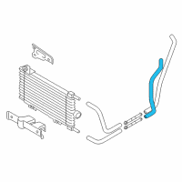 OEM 2016 Nissan NV200 Hose-Oil Cooler To Engine Diagram - 21636-3LN0A