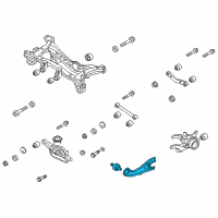 OEM 2012 Hyundai Tucson Arm Assembly-Rear Trailing Arm, LH Diagram - 55270-2S850--DS