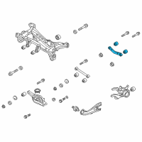 OEM 2011 Hyundai Tucson Arm & Bush Assembly-Suspension Upper Diagram - 55100-2S150