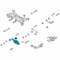 OEM 2013 Kia Sportage Arm Complete-Rear Lower Diagram - 552102S200