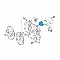 OEM 2014 Toyota Camry Fan Motor Diagram - 16363-0V370