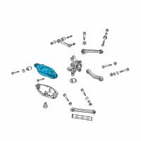 OEM 2006 Chrysler Crossfire Suspension Control Arm Diagram - 5099737AA