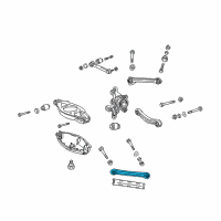 OEM Chrysler Crossfire Bar-Rear Diagram - 5134572AA