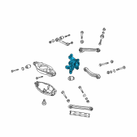 OEM Chrysler Crossfire Knuckle-Rear Diagram - 5134458AA