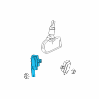 OEM 2007 Dodge Caliber Module-Tire Pressure Monitoring Diagram - 5033334AB