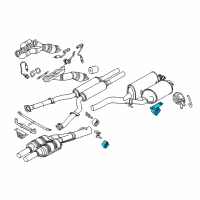 OEM 2006 BMW M6 Bracket Diagram - 18-30-7-521-388