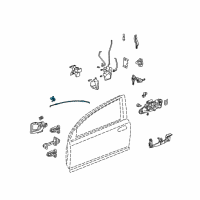 OEM 2005 Honda Civic Cable, Inside Handle Diagram - 72131-S5S-E01