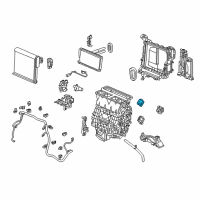 OEM 2018 Honda CR-V Motor Assembly, Mode Servo Diagram - 79140-TLA-A51