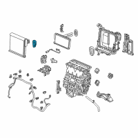 OEM 2018 Honda CR-V Valve Assembly, Expansion Diagram - 80220-THA-H01
