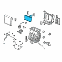 OEM 2020 Honda CR-V Core, Heater Diagram - 79110-TLA-A51