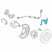 OEM 2015 Buick Verano Brake Hose Diagram - 13399770