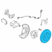 OEM 2014 Chevrolet Cruze Rotor Diagram - 23118275