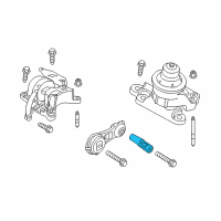 OEM Ford Police Interceptor Sedan Torsion Arm Support Bracket Diagram - BB5Z-6E042-A