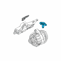 OEM 2010 BMW 650i Voltage Regulator Diagram - 12-31-7-546-282