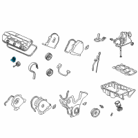 OEM 2002 Honda Accord Adjuster, Timing Belt Diagram - 14510-PGE-A01