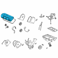 OEM 2001 Acura CL Cover, Front Cylinder Head Diagram - 12310-P8F-A00