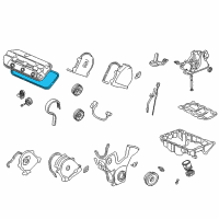 OEM 2002 Honda Accord Gasket, Head Cover Diagram - 12341-P8A-A00