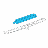 OEM 2005 GMC Envoy XUV Lamp, High Mount Stop Diagram - 15117107