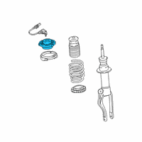 OEM BMW i8 Guide Support Diagram - 31-31-6-866-008