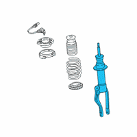 OEM 2015 BMW i8 Spring Strut Diagram - 37-10-6-884-586