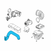 OEM 1996 BMW Z3 Suction Tube Diagram - 13-71-1-743-351