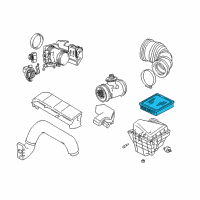 OEM 1994 BMW 318is Air Filter Element Diagram - 13-72-1-247-404