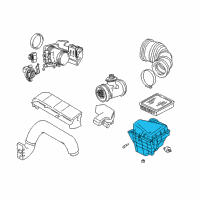 OEM 1998 BMW 318ti Intake Silencer Diagram - 13-71-1-433-696