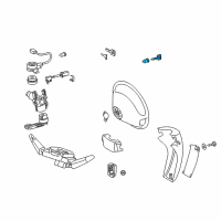 OEM 2006 Dodge Sprinter 2500 Cylinder-Ignition Lock Diagram - 5104095AA