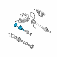 OEM 1997 BMW 750iL Repair Kit Bellows, Interior Diagram - 33-21-1-229-217