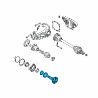 OEM 2013 BMW 135is Drive Flange Output Diagram - 33-13-7-513-941