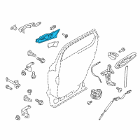 OEM 2017 Ford Edge Handle, Inside Diagram - HT4Z-5822601-AE