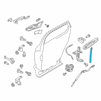 OEM 2019 Ford Edge Weatherstrip Diagram - FT4Z-5829904-A